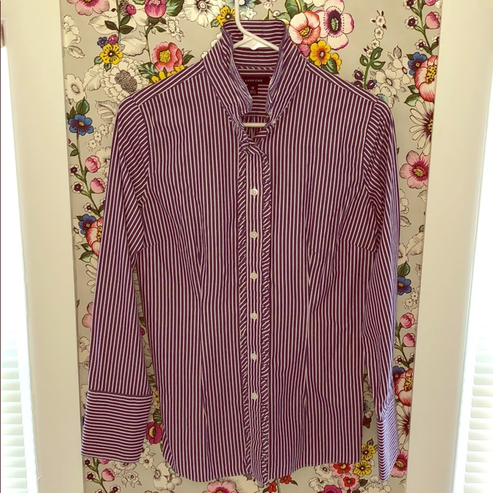 Lands’ End button-down / girly professional